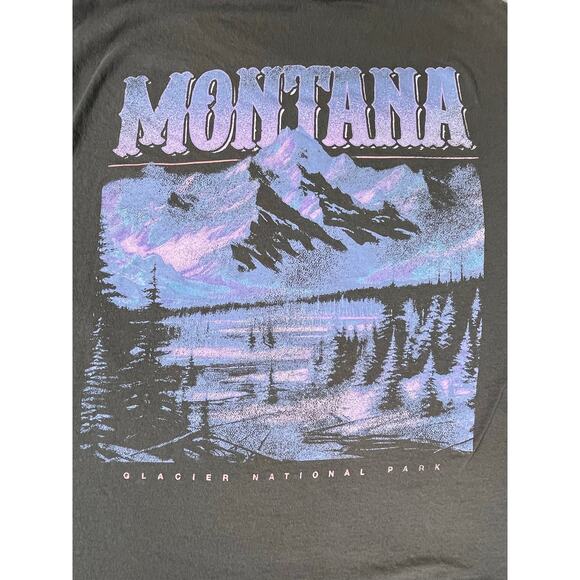 Bowery Supply Co. Montana Glacier National Park Graphic Tee Small - Picture 6 of 7